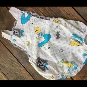 Alice In Wonderland Bubble Romper NWT Size 3-6M